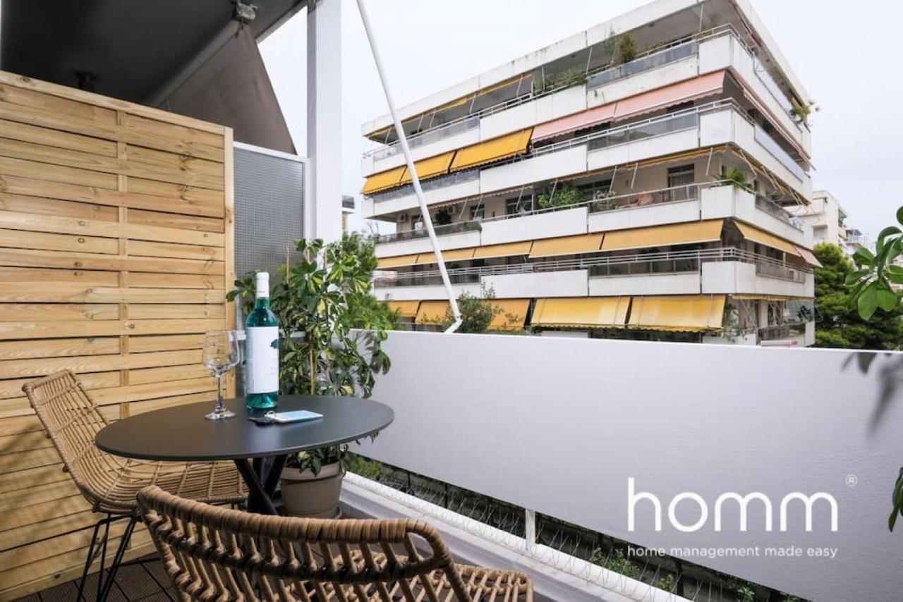 Athens Riviera Homm Flat 4 Min Walk From Beach, Thiseos Str Экстерьер фото