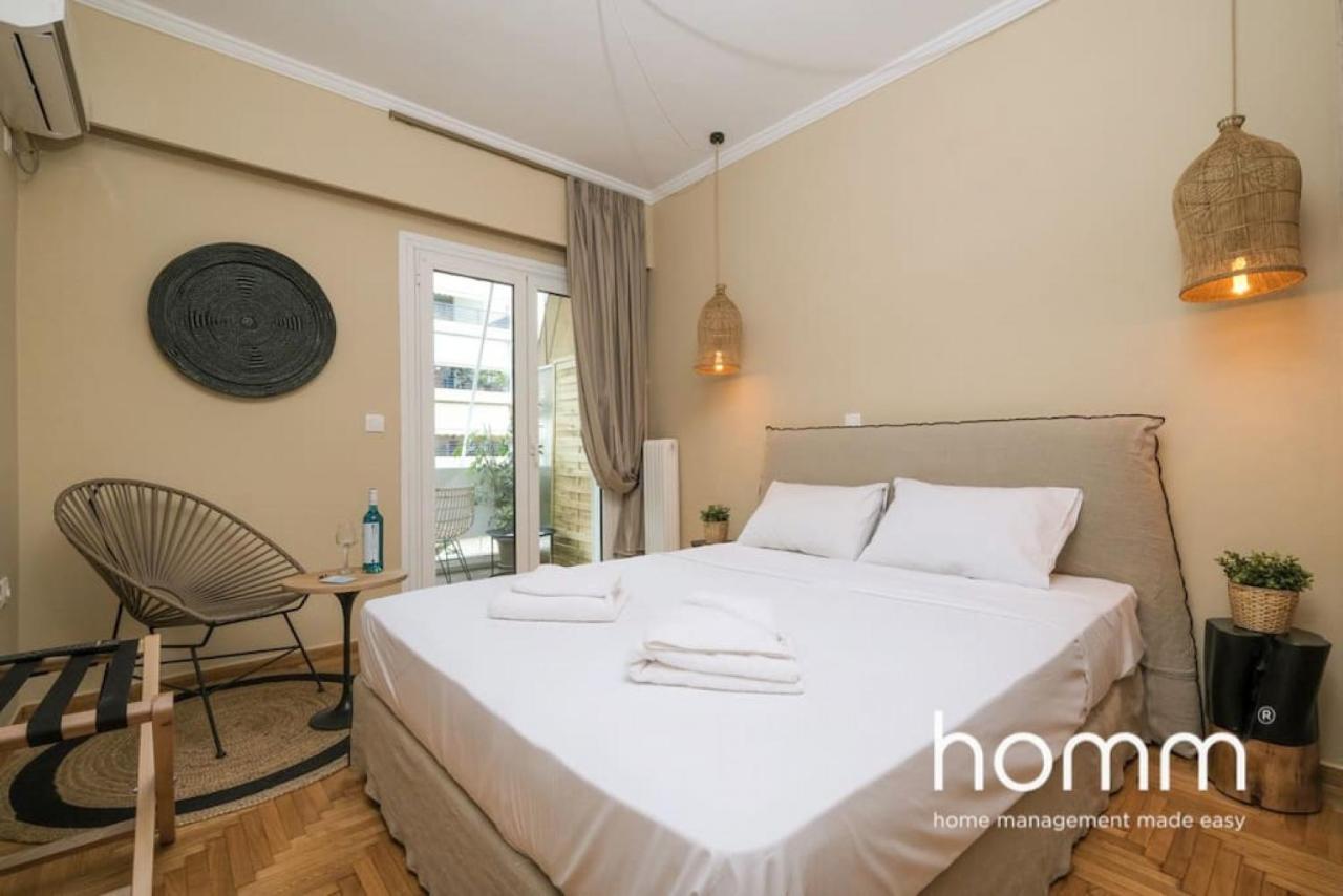Athens Riviera Homm Flat 4 Min Walk From Beach, Thiseos Str Экстерьер фото