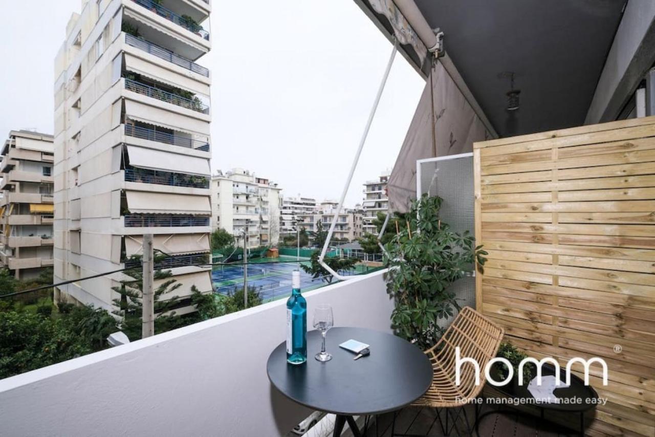 Athens Riviera Homm Flat 4 Min Walk From Beach, Thiseos Str Экстерьер фото