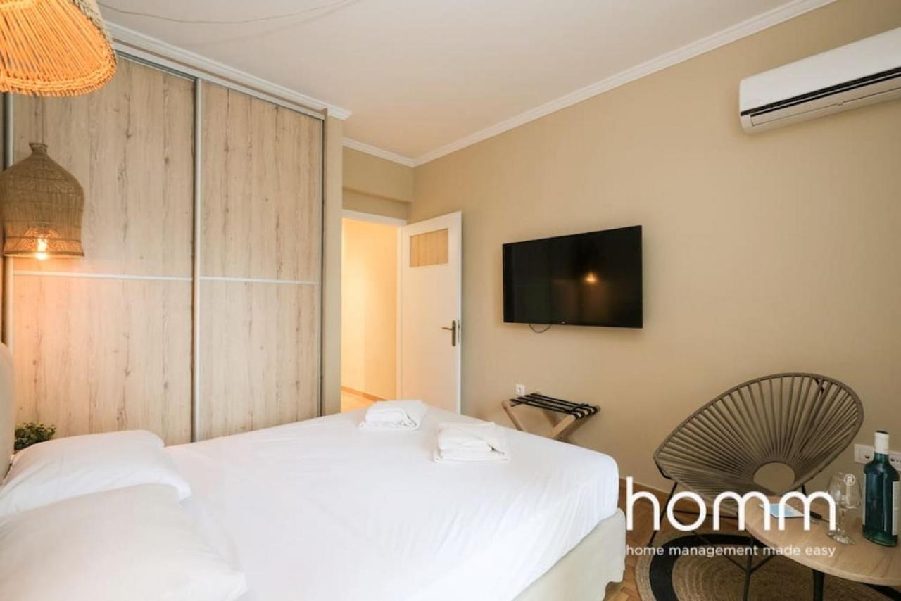 Athens Riviera Homm Flat 4 Min Walk From Beach, Thiseos Str Экстерьер фото