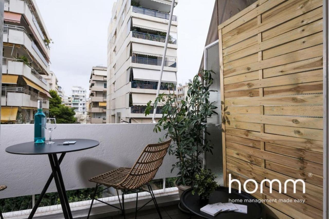 Athens Riviera Homm Flat 4 Min Walk From Beach, Thiseos Str Экстерьер фото