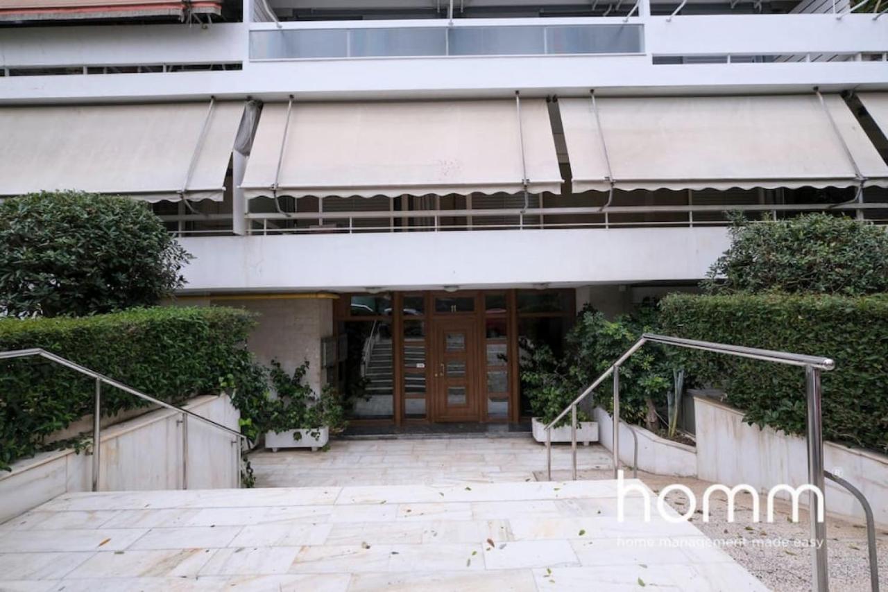 Athens Riviera Homm Flat 4 Min Walk From Beach, Thiseos Str Экстерьер фото
