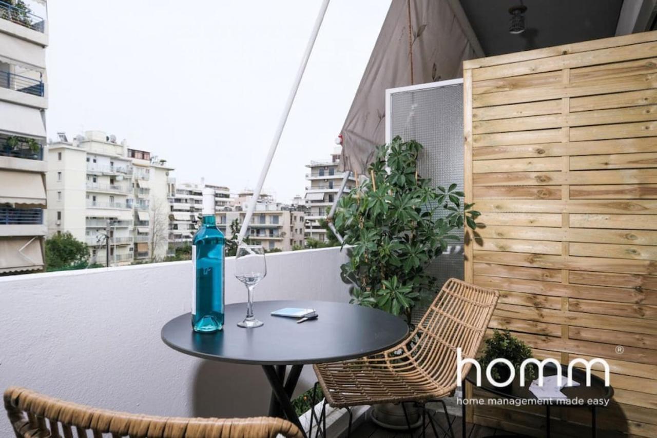 Athens Riviera Homm Flat 4 Min Walk From Beach, Thiseos Str Экстерьер фото